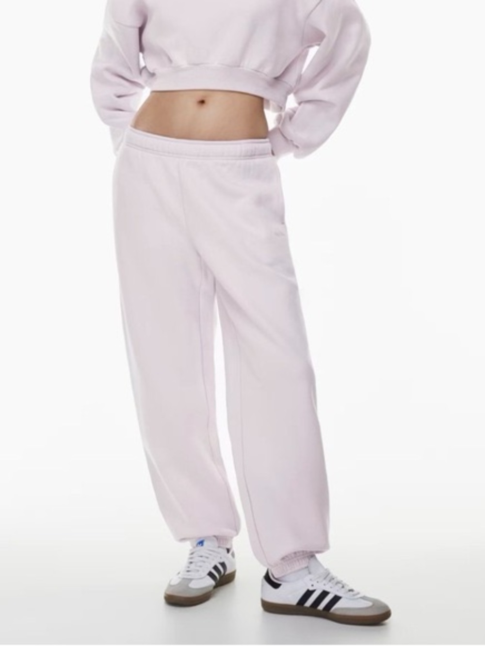 Aritzia Sweatfleece Cozy fleece mega fit jogger sugarplum lilac